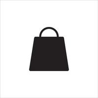 diseño de vector de logotipo de icono de bolsa de compras