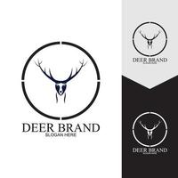 Deer vector icon illustration design