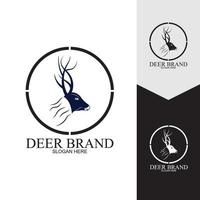 Deer vector icon illustration design