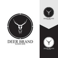 Deer vector icon illustration design