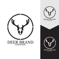 Deer vector icon illustration design