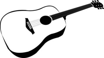 imagen vectorial de guitarra que puede usar según sea necesario vector