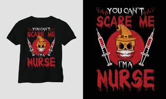 Nurse Halloween Special T-shirt vector