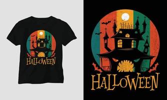 camiseta especial halloween vector