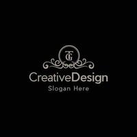 Letter TG Ornament Luxury Creative Logo vector
