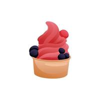 Ice Cream Yummy Illustration Creative Design vector