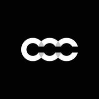 Triple C Monogram Geometric Simple Logo vector