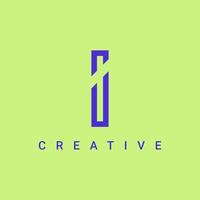 I Letter Icon Symbol Logo Design, Minimalist and Creative Line Type Logo Vector Design