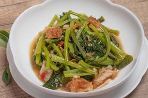 Stir Fried Cantonese with Oyster Sauce Chinese food photo