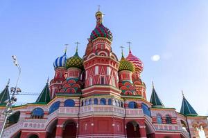 St Basil's cathedral on Red Square in Moscow. photo