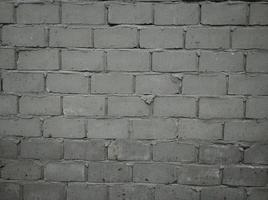 white cement brick wall texture and seamless background photo