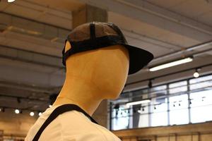 Tel Aviv Israel May 15, 2020 A mannequin is on display in a large store. photo