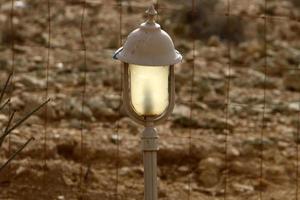 A lantern to illuminate the space at night. photo