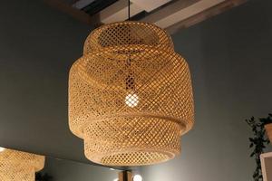 A lantern to illuminate the space at night. photo