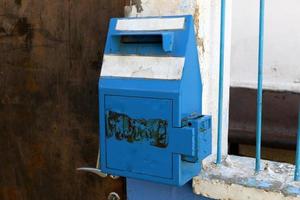 Safed Israel October 11, 2019. Mailbox on the front of the house. photo