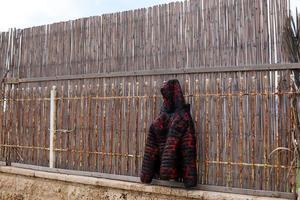 Nahariya Israel August 1, 2019. Fence in a city park on the shores of the Mediterranean Sea. photo