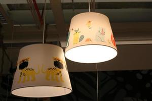 A lantern to illuminate the space at night. photo