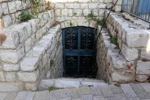 Acre Israel June 17, 2021 A door is an opening in a wall for entering and exiting a building. photo
