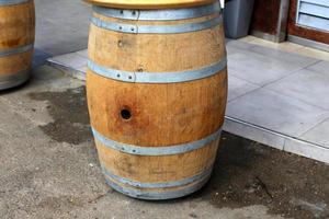 New use of an old barrel. photo