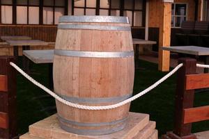 New use of an old barrel. photo