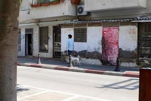 Tel Aviv Israel February 5, 2020. Big city - a port on the Mediterranean coast photo