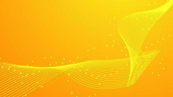 abstract smooth curve line on yellow gradient lighting color background f vector