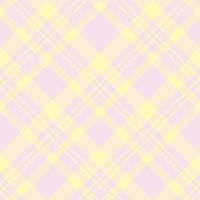 Seamless pattern in gentle light pink and yellow colors for plaid, fabric, textile, clothes, tablecloth and other things. Vector image. 2