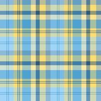 Seamless pattern in marvelous cozy yellow and blue for plaid, fabric, textile, clothes, tablecloth and other things. Vector image.