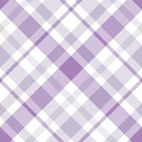 patrón sin costuras en finos colores lila claro y blanco para tela escocesa, tela, textil, ropa, mantel y otras cosas. imagen vectorial 2 vector