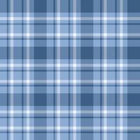 Seamless pattern in interesting light and dark blue and white colors for plaid, fabric, textile, clothes, tablecloth and other things. Vector image.