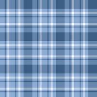 Seamless pattern in interesting light and dark blue and white colors for plaid, fabric, textile, clothes, tablecloth and other things. Vector image.