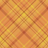 Seamless pattern in interesting positive orange and yellow colors for plaid, fabric, textile, clothes, tablecloth and other things. Vector image. 2