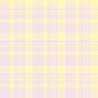 Seamless pattern in gentle light pink and yellow colors for plaid, fabric, textile, clothes, tablecloth and other things. Vector image.