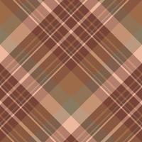 Seamless pattern in great cozy cute brown  colors for plaid, fabric, textile, clothes, tablecloth and other things. Vector image. 2