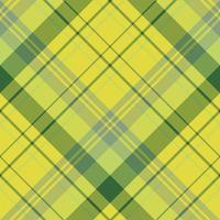 Seamless pattern in marvelous creative bright yellow and green colors for plaid, fabric, textile, clothes, tablecloth and other things. Vector image. 2