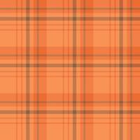 Seamless pattern in lovely light and dark orange and brown colors for plaid, fabric, textile, clothes, tablecloth and other things. Vector image.