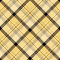 Seamless pattern in great creative yellow and black  colors for plaid, fabric, textile, clothes, tablecloth and other things. Vector image. 2