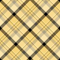 Seamless pattern in great creative yellow and black  colors for plaid, fabric, textile, clothes, tablecloth and other things. Vector image. 2