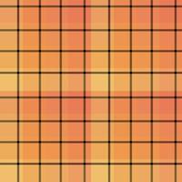 Seamless pattern in great autumn orange and black  colors for plaid, fabric, textile, clothes, tablecloth and other things. Vector image.