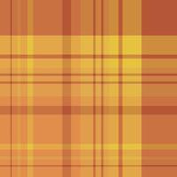 Seamless pattern in interesting positive orange and yellow colors for plaid, fabric, textile, clothes, tablecloth and other things. Vector image.