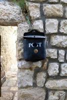 Safed Israel October 11, 2019. Mailbox on the front of the house. photo