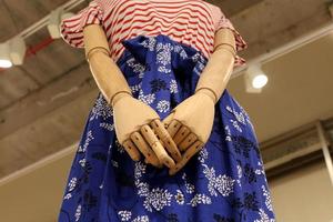 Haifa Israel June 5, 2021. A mannequin is on display in a store. photo