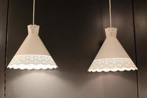 A lantern to illuminate the space at night. photo
