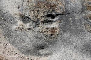 Texture of rocks and stones in a city park in Israel. photo