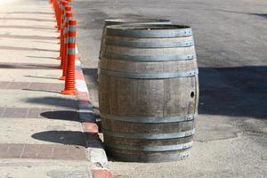 New use of an old barrel. photo