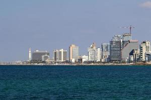 Tel Aviv Israel November 4, 2020 Port city on the Mediterranean Sea in Israel. photo