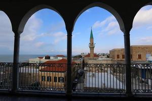 Acre Israel August 12, 2018 Ancient port city in the western Galilee. photo