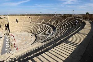 Caesarea Israel November 21, 2019. The ruins of an ancient city on the Mediterranean Sea in Israel. photo