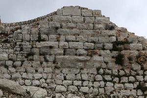 haifa israel 4 de enero de 2022 una fortaleza medieval ubicada en la parte norte de los altos del golán en el norte de israel. foto