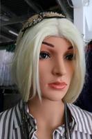 Haifa Israel June 5, 2021. A mannequin is on display in a store. photo
